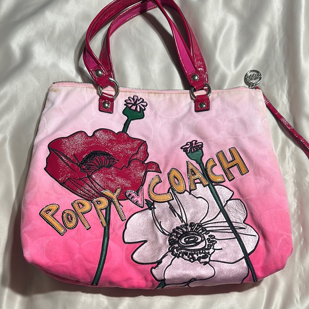 Coach Pink Floral Women's Bag